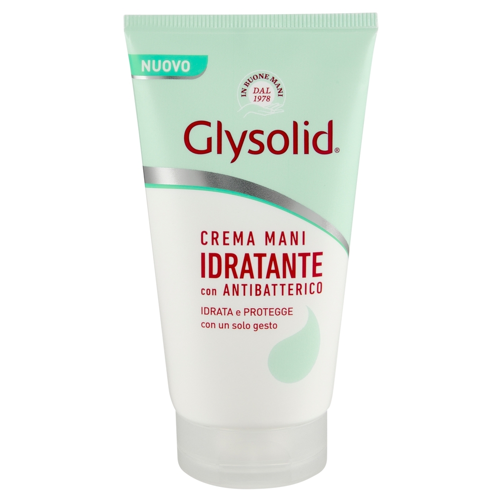 Glysolid Crema Mani Idratante con Antibatterico 75 ml